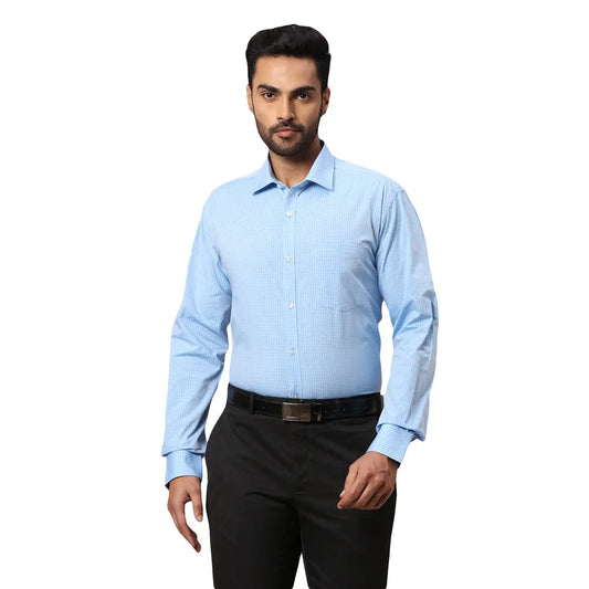 Men Slim Fit Grey Shirt
