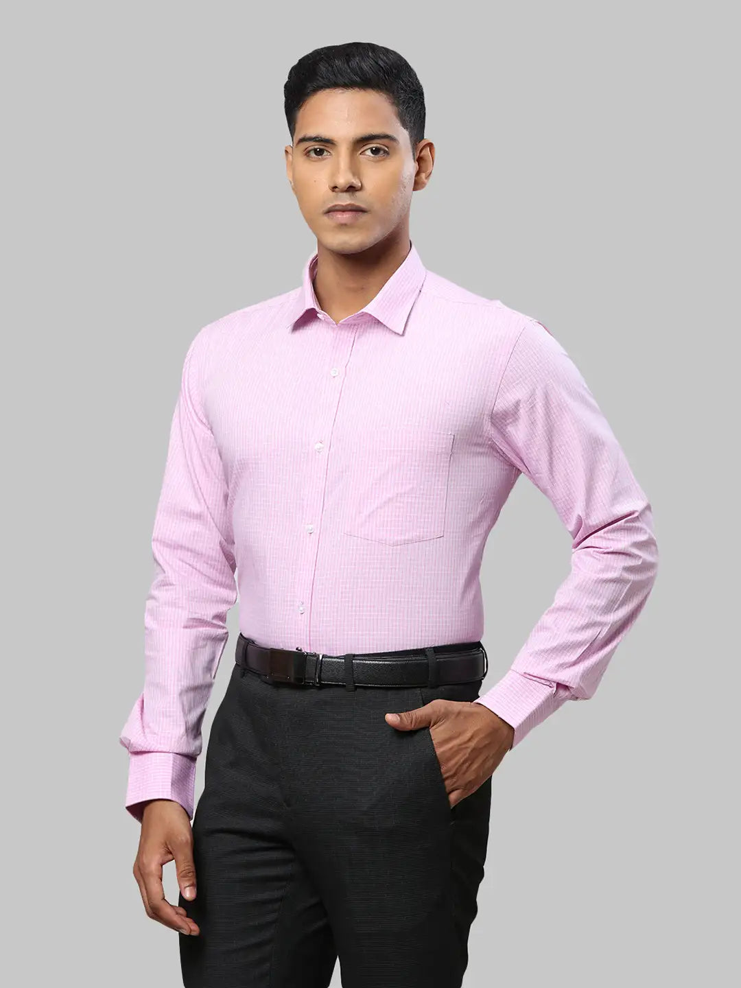 Men Slim Fit Green Shirt