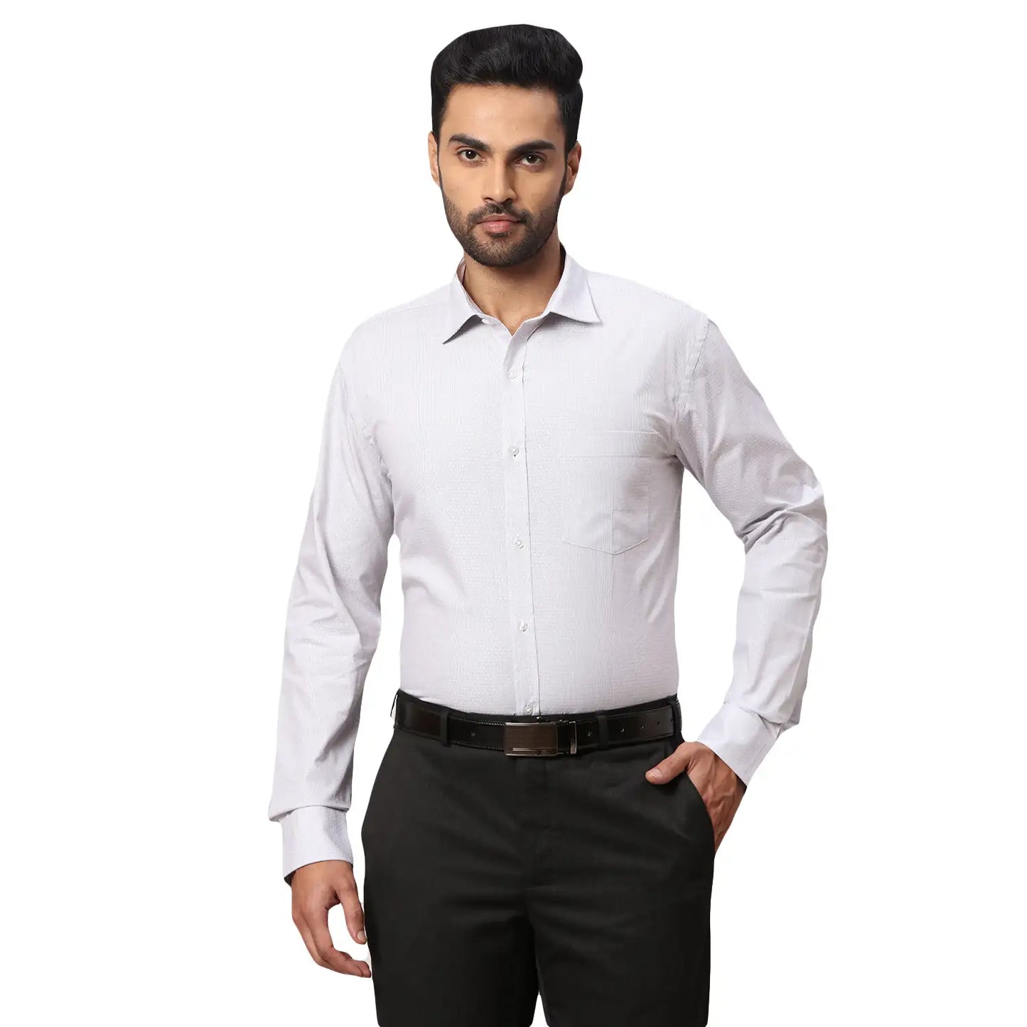 Men Slim Fit Green Shirt