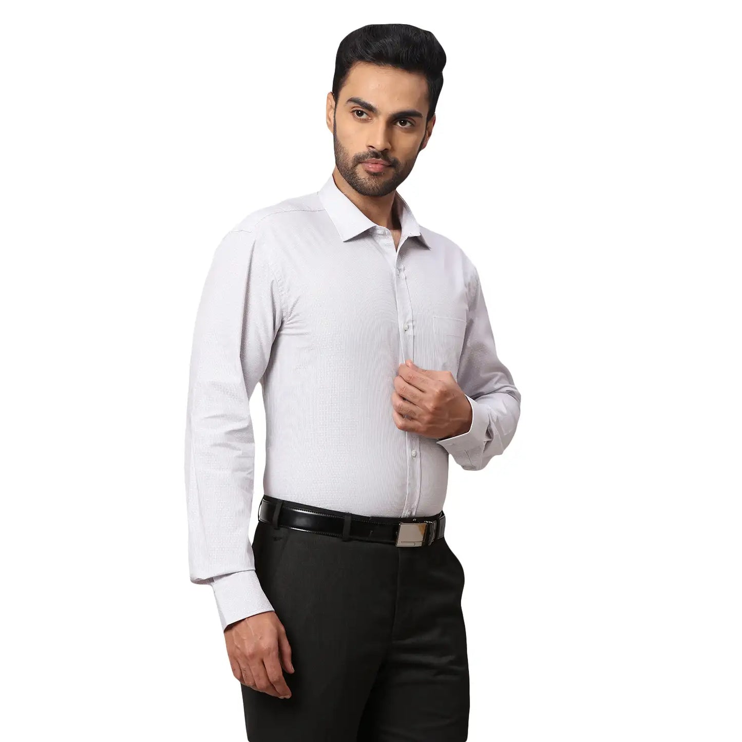 Men Slim Fit Green Shirt