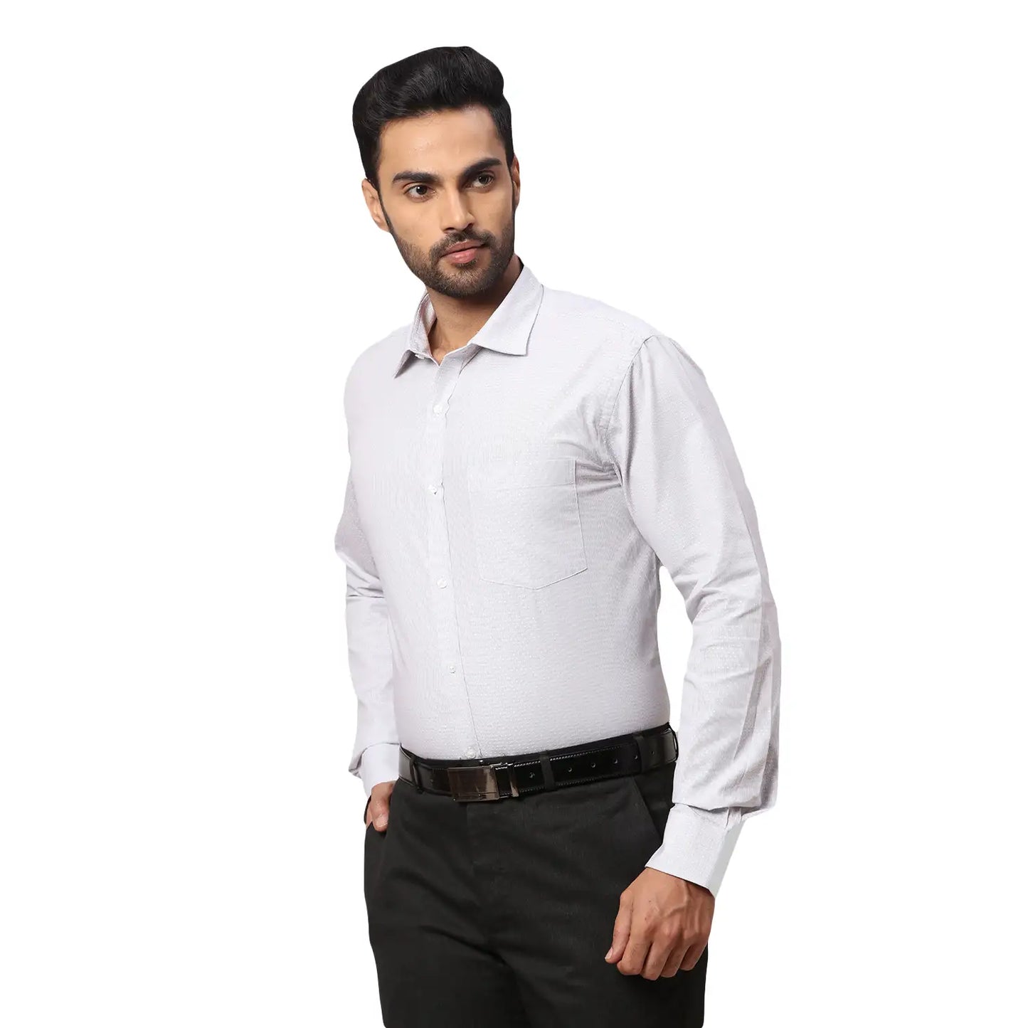 Men Slim Fit Green Shirt
