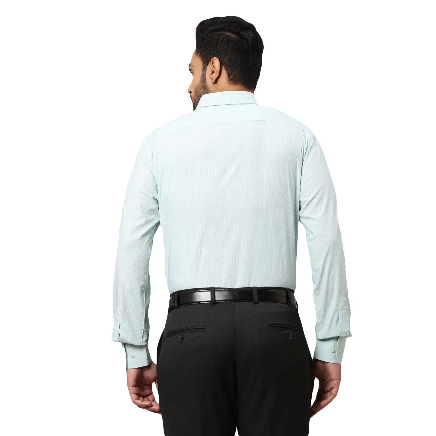 Men Slim Fit Orange Shirt