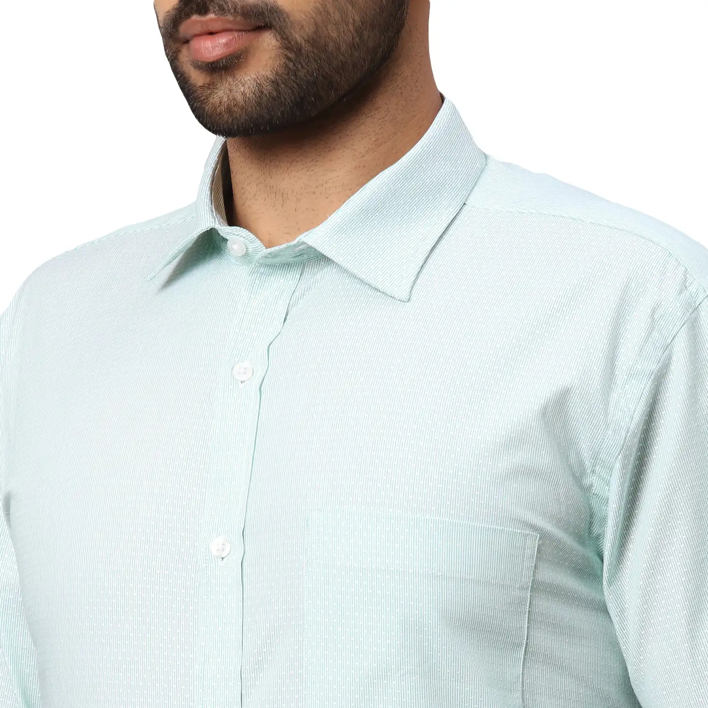 Men Slim Fit Orange Shirt