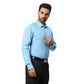 Men Slim Fit Blue Shirt
