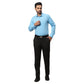 Men Slim Fit Blue Shirt