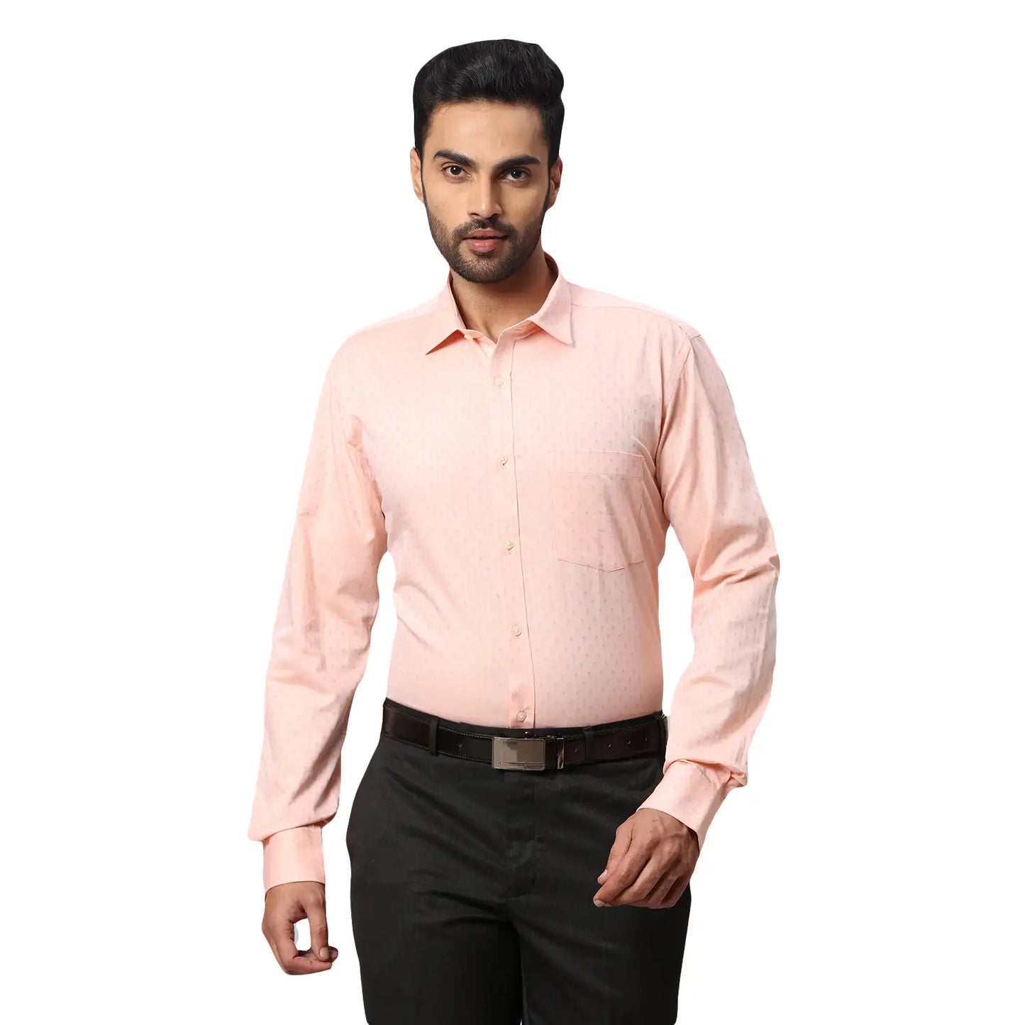 Men Slim Fit Blue Shirt