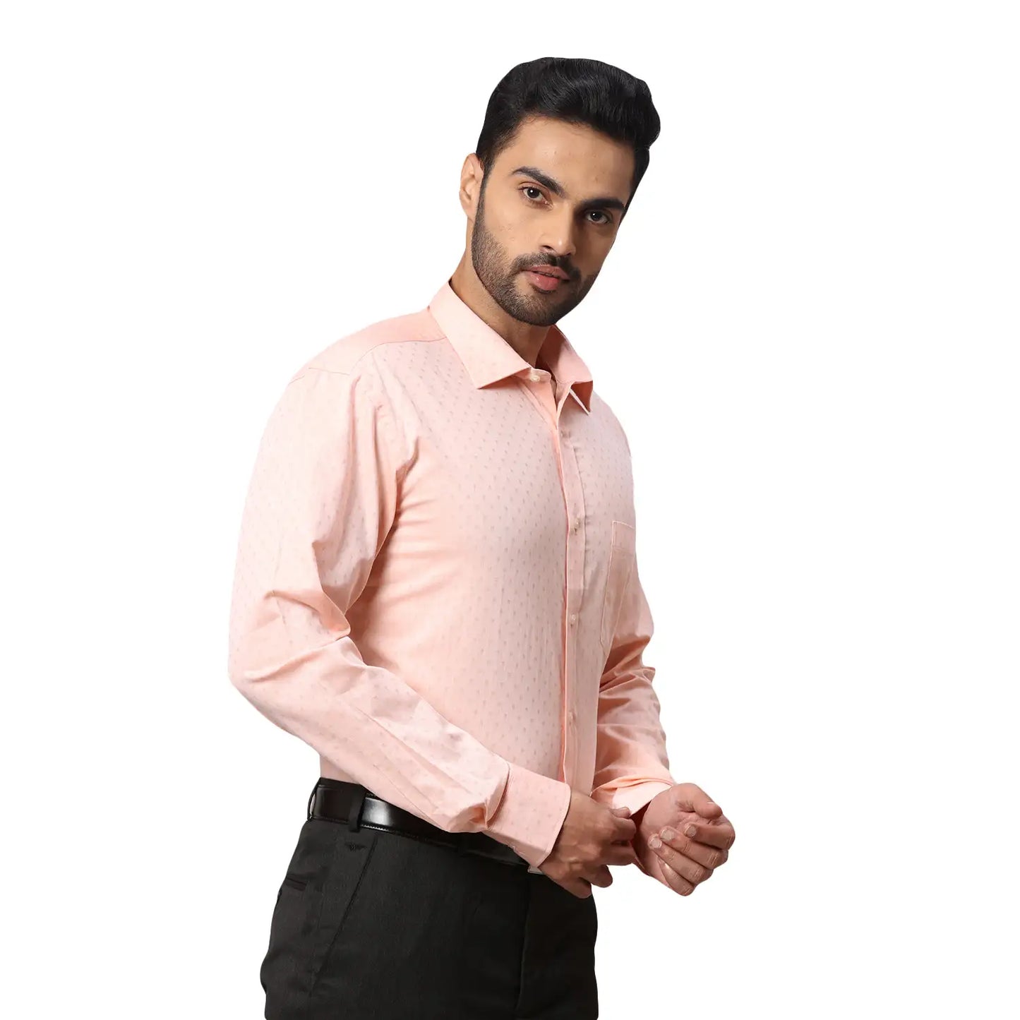Men Slim Fit Blue Shirt