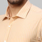 Men Slim Fit Yellow Shirt