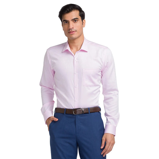 Men Slim Fit Light Yellow Shirt