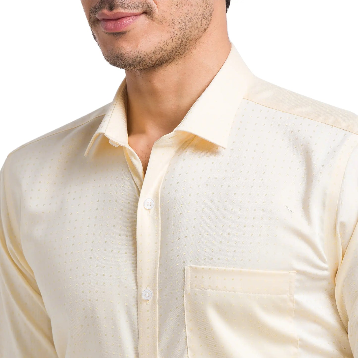 Men Slim Fit Light Blue Shirt