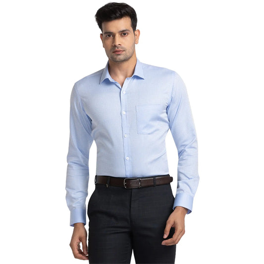 Men Slim Fit White Shirt