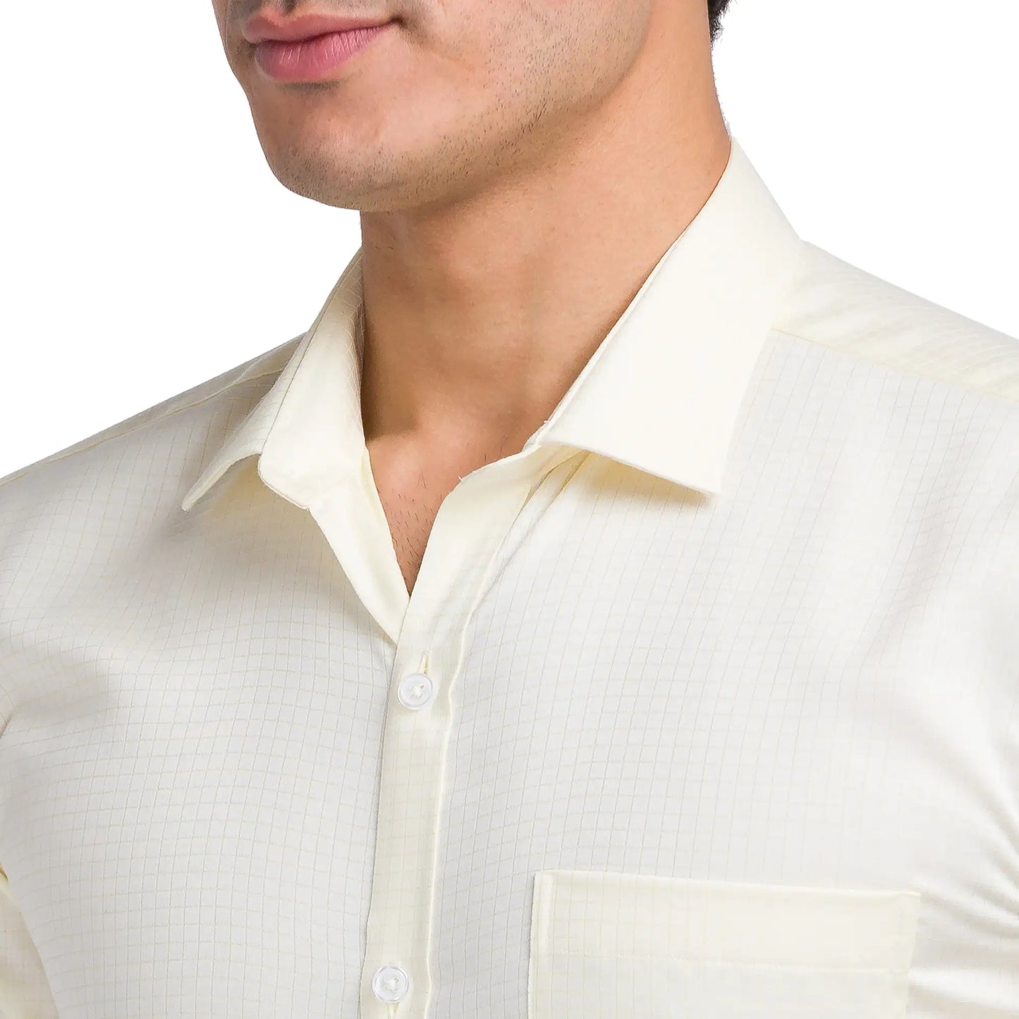 Men Slim Fit Light Blue Shirt