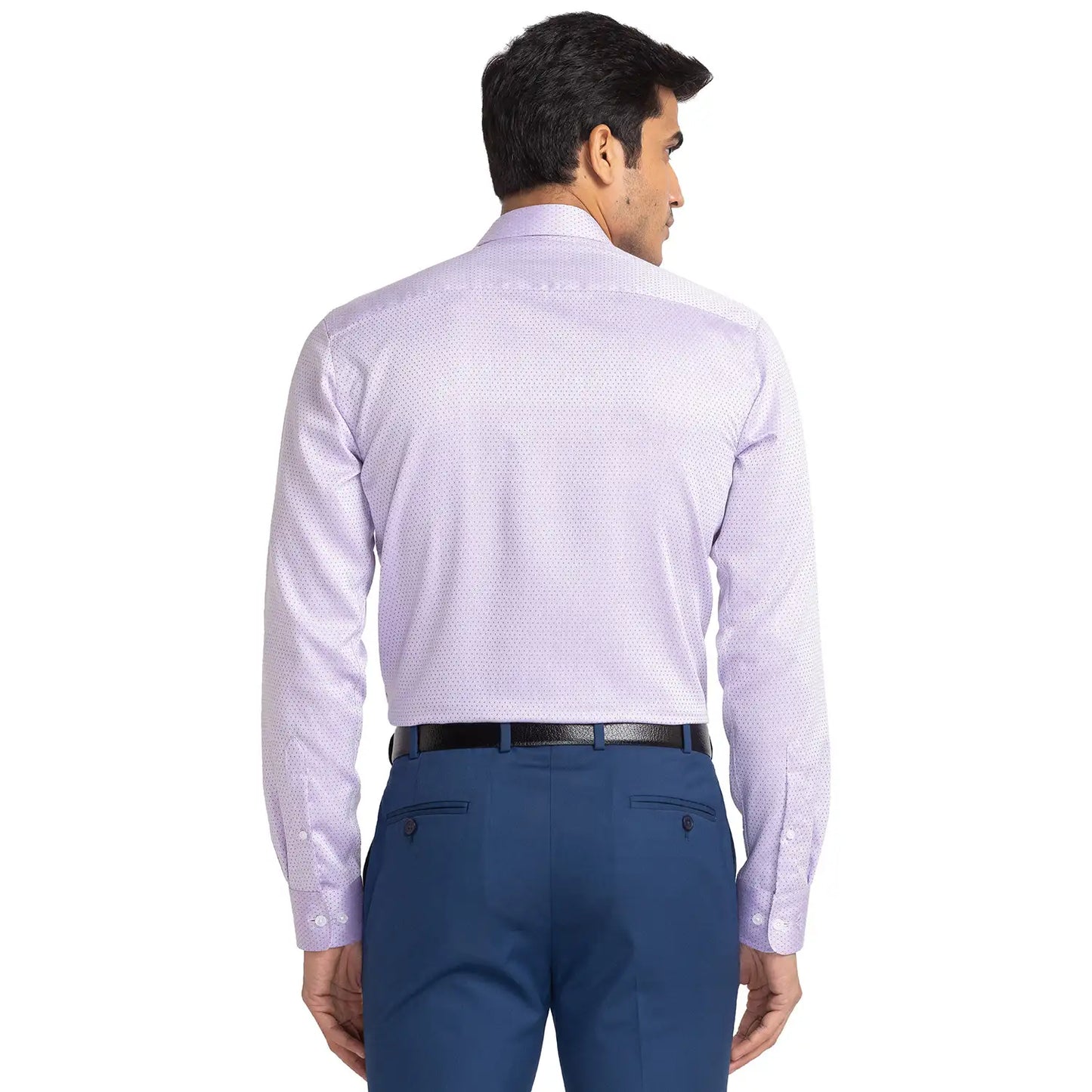 Men Slim Fit Light Yellow Shirt