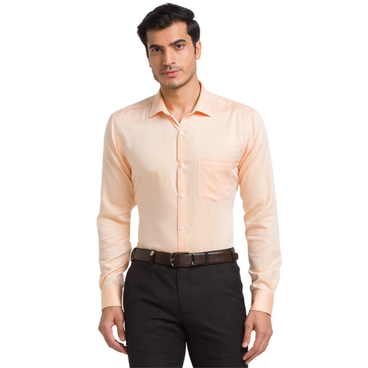 Men Slim Fit Light Green Shirt