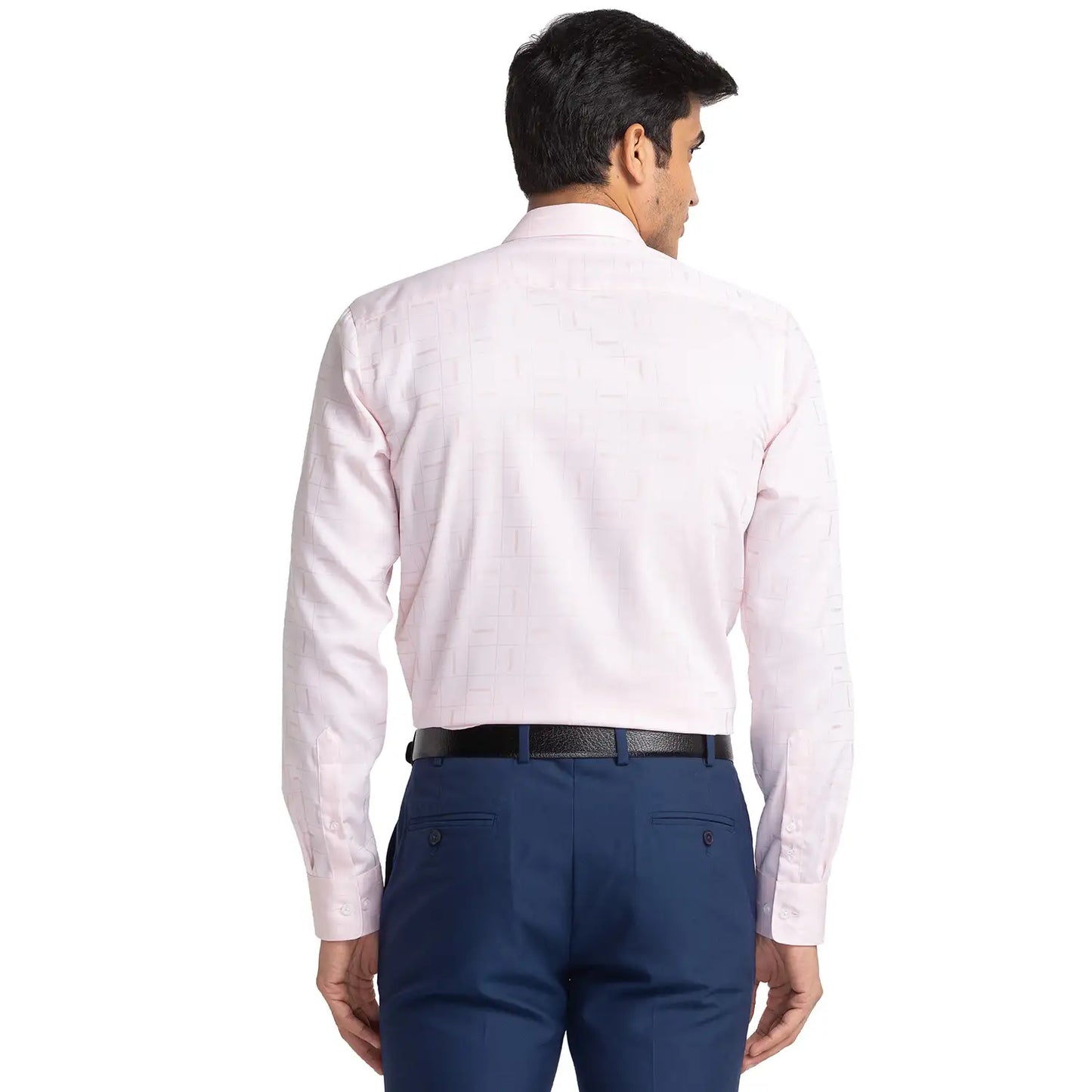Men Slim Fit Light Blue Shirt