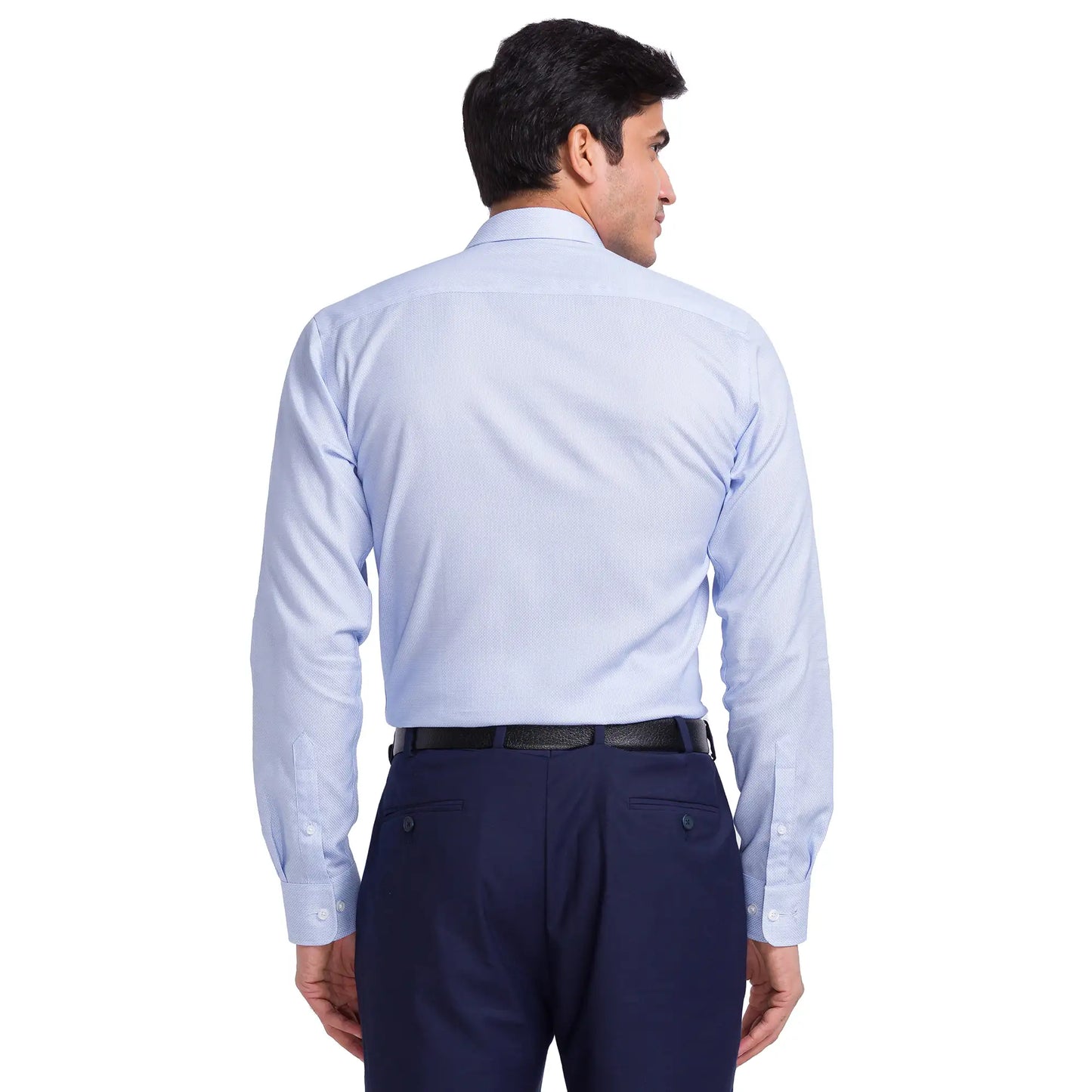 Men Slim Fit Light Green Shirt