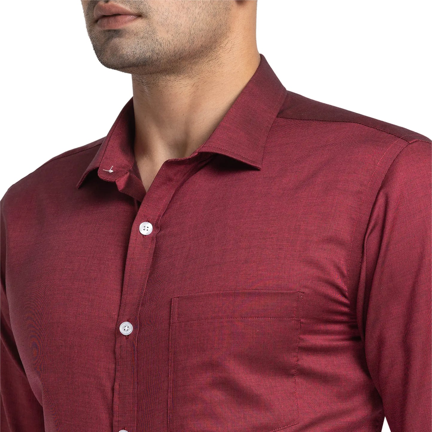 Men Slim Fit Teal Shirt