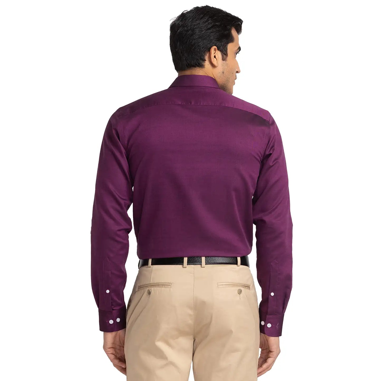 Men Slim Fit Light Blue Shirt