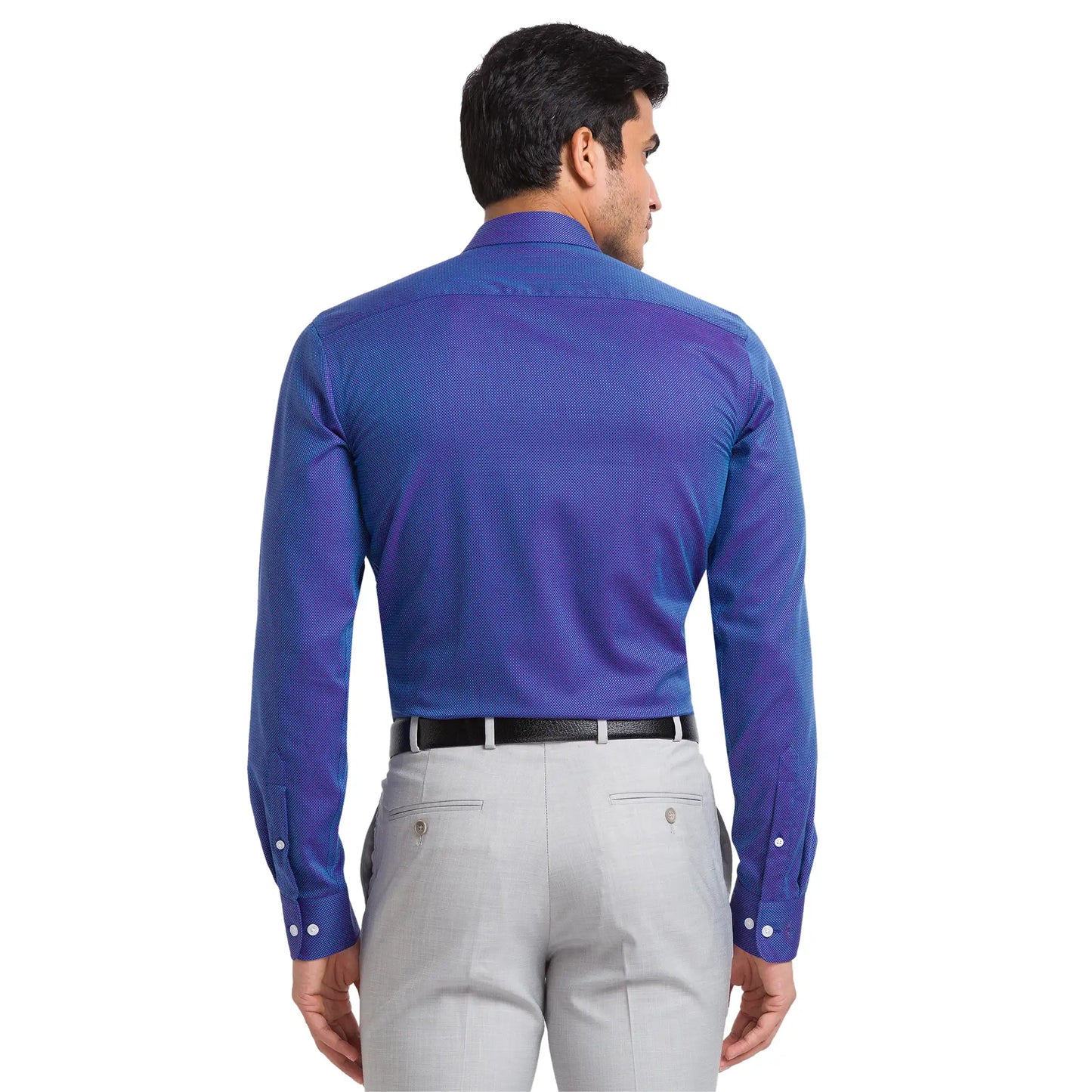 Men Slim Fit Light Pink Shirt
