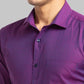Men Slim Fit Fawn Shirt