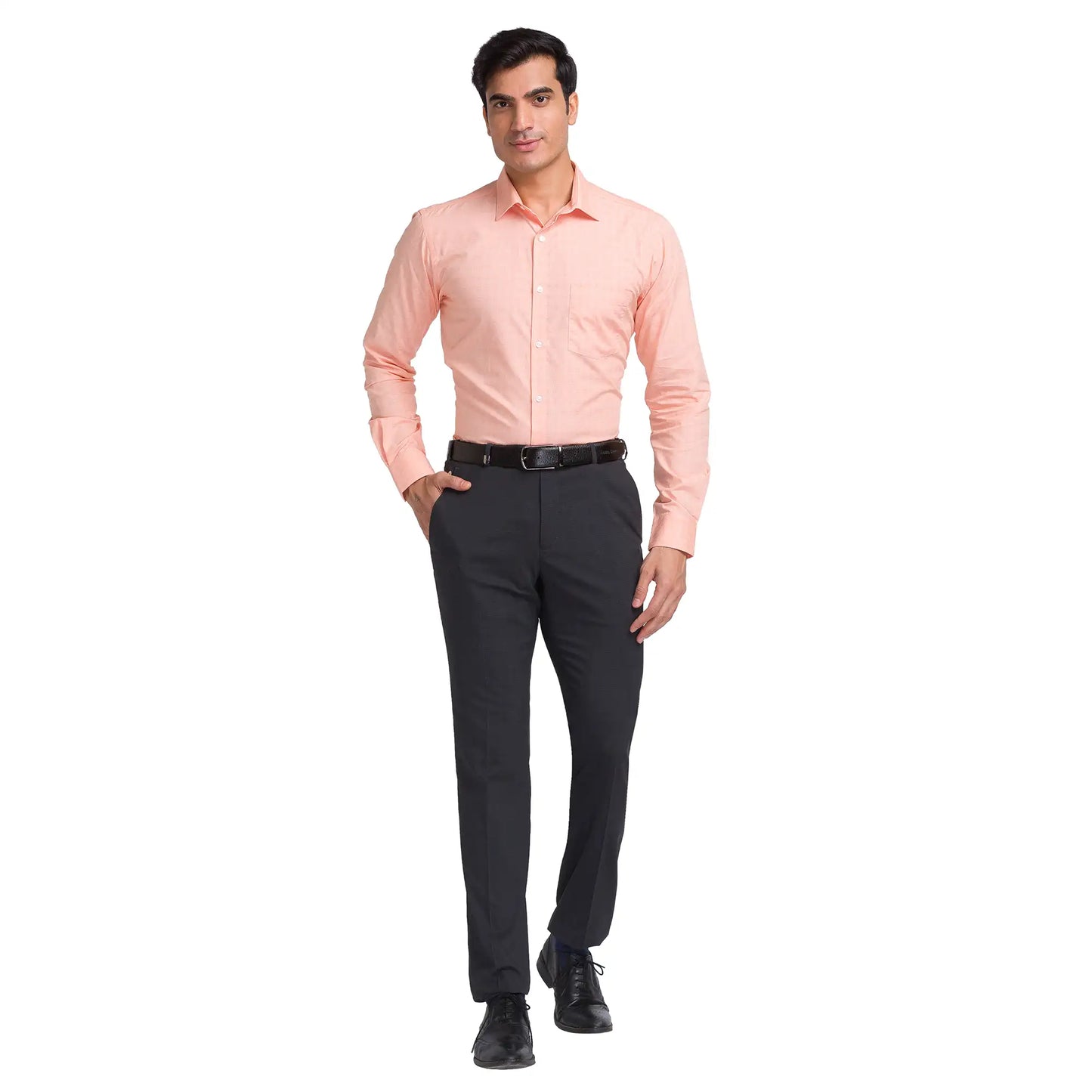 Men Slim Fit Light Violet Shirt