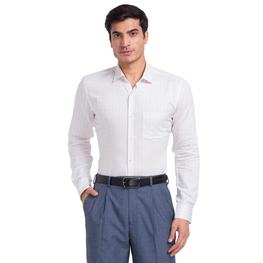 Men Slim Fit Light Violet Shirt