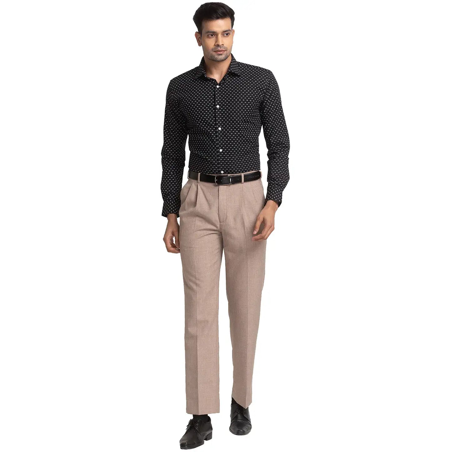 Men Slim Fit Light Blue Shirt
