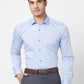Park Avenue Men Orange Structure Slim Fit Cotton Cut Away Collar Shirt