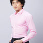 Park Avenue Men Blue Twill Slim Fit Cotton Blend Shirts