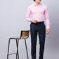 Park Avenue Men Blue Twill Slim Fit Cotton Blend Shirts