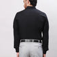 Men Black Slim Fit Twill Cotton Shirts