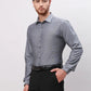 Men Blue Slim Fit Fil-A-Fil Cotton Shirts