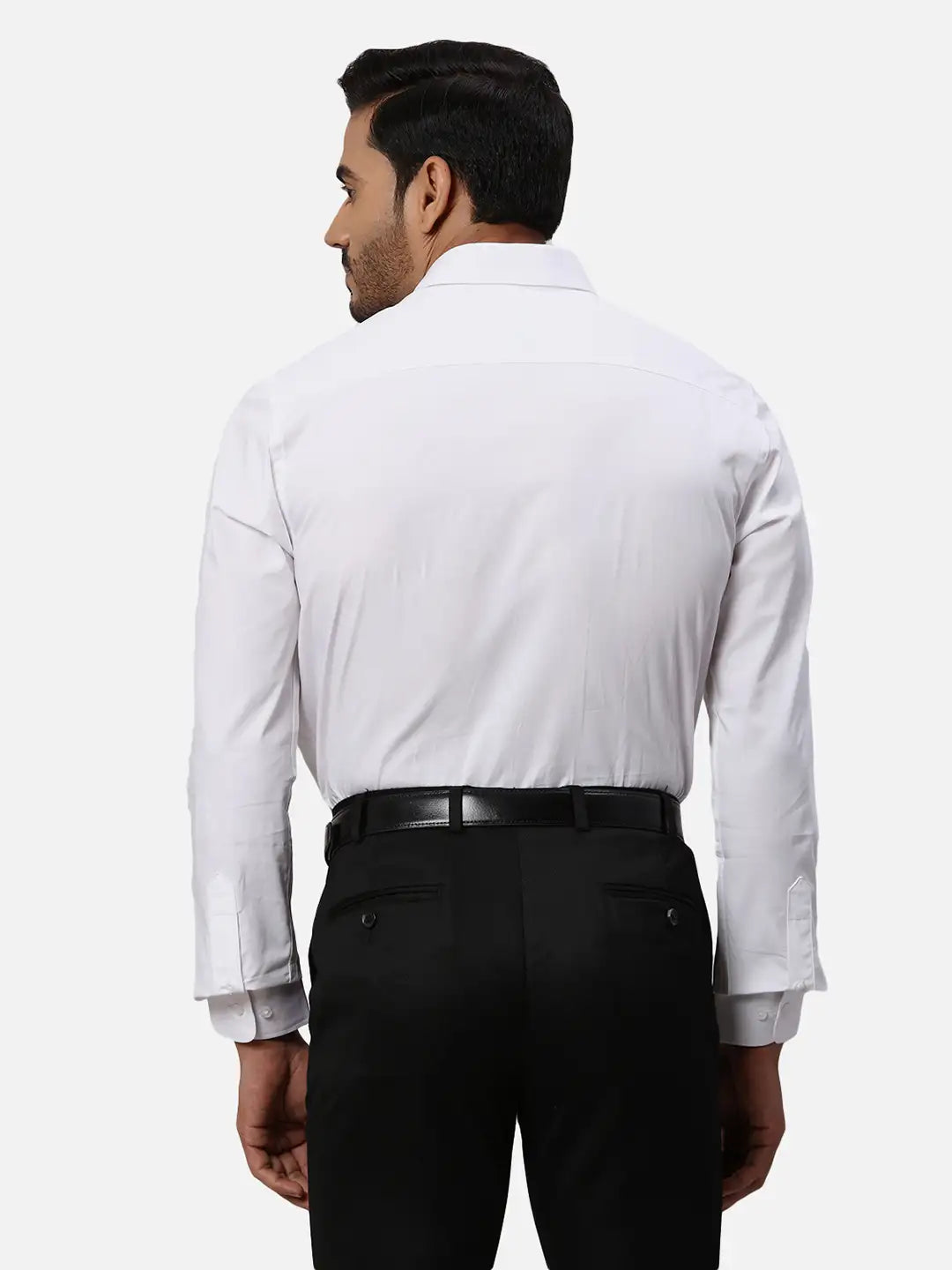 Men Petrol Slim Fit Solid Cotton Shirts