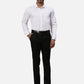 Men Petrol Slim Fit Solid Cotton Shirts
