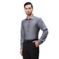 Men Violet Slim Fit Solid  Cotton   Shirts