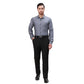 Men Violet Slim Fit Solid  Cotton   Shirts
