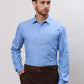 Men Grey Slim Fit Fil-A-Fil Cotton Shirts
