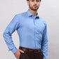Men Grey Slim Fit Fil-A-Fil Cotton Shirts