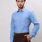 Men Grey Slim Fit Fil-A-Fil Cotton Shirts