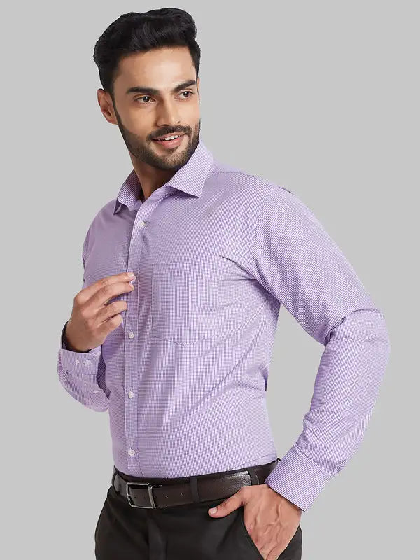 Men Slim Fit Blue Shirt