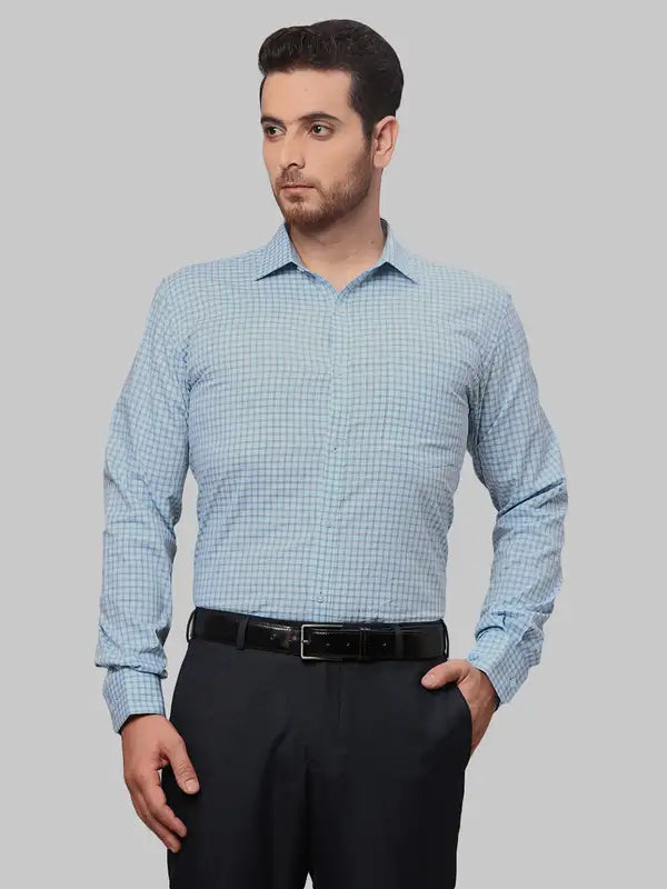Men Slim Fit Orange Shirt