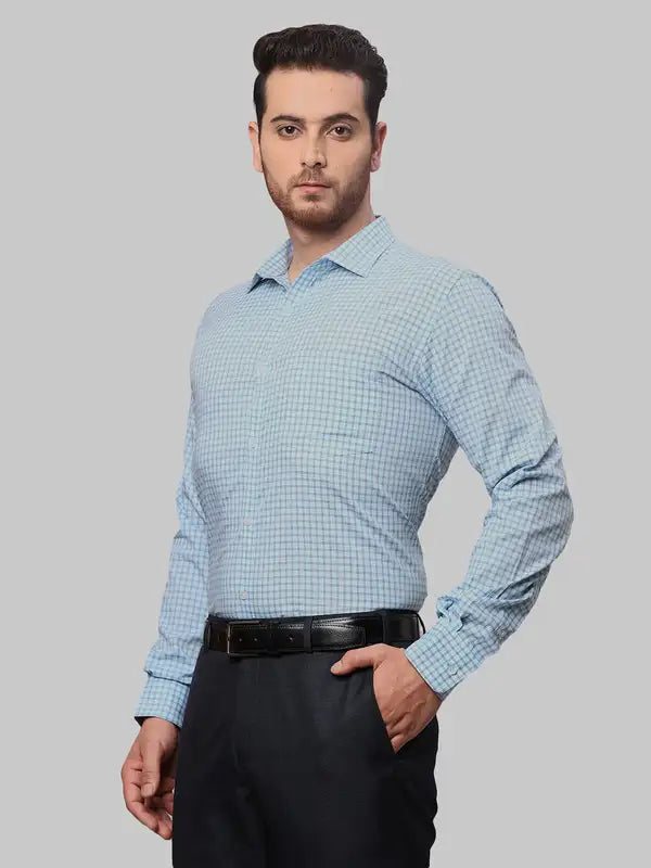 Men Slim Fit Orange Shirt