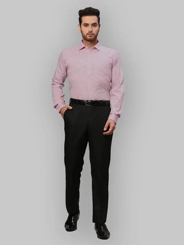 Men Slim Fit Yellow Shirt