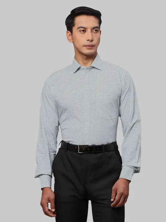 Men Slim Fit Blue Shirt