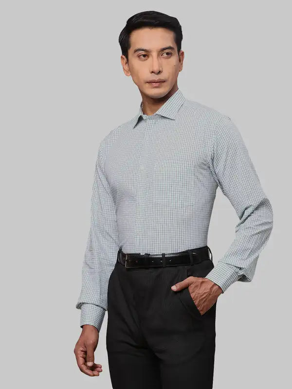 Men Slim Fit Blue Shirt