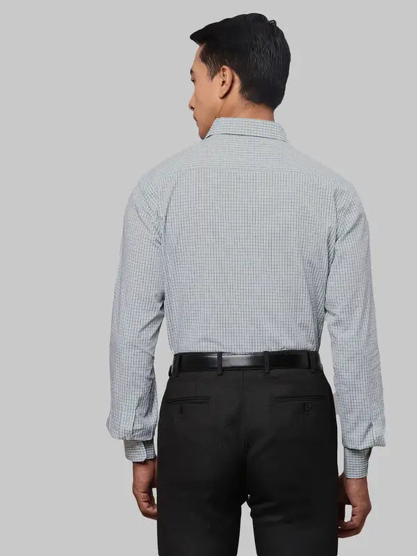 Men Slim Fit Blue Shirt