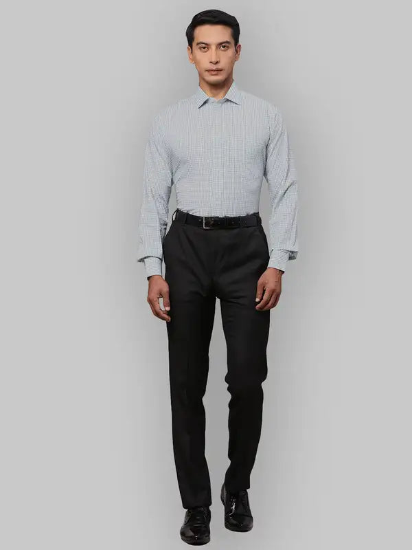 Men Slim Fit Blue Shirt
