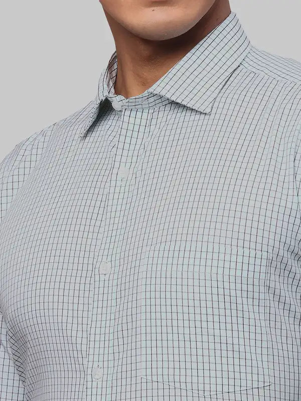 Men Slim Fit Blue Shirt