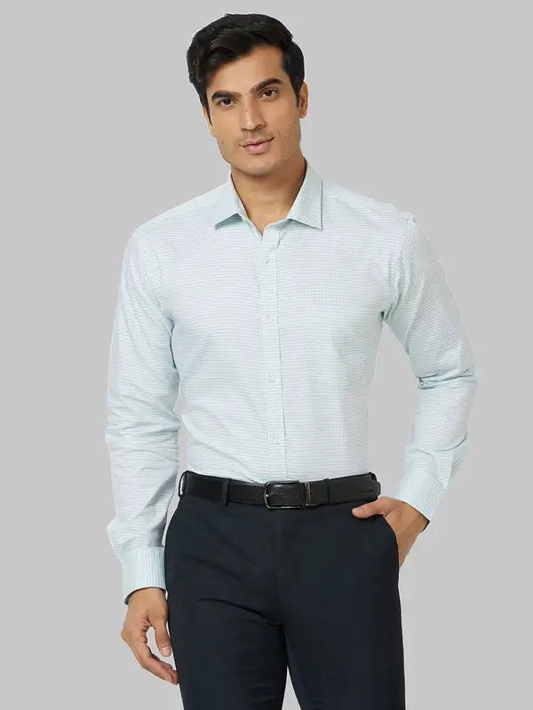 Men Slim Fit Yellow Shirt