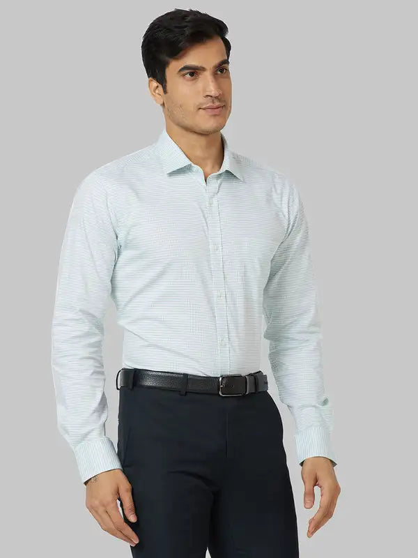 Men Slim Fit Yellow Shirt
